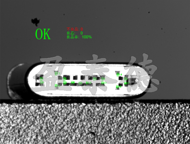 CCD視覺(jué)檢測(cè)系統(tǒng)，TYPE-C彈高共面度檢測(cè)-機(jī)器視覺(jué)_視覺(jué)檢測(cè)設(shè)備_3D視覺(jué)_缺陷檢測(cè)