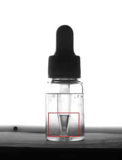 機器視覺檢系統(tǒng)，玻璃瓶裝精華液體異物檢測-機器視覺_視覺檢測設(shè)備_3D視覺_缺陷檢測