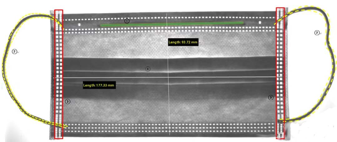口罩自動(dòng)檢測(cè)（口罩表面臟污缺陷視覺(jué)檢測(cè)）-機(jī)器視覺(jué)_視覺(jué)檢測(cè)設(shè)備_3D視覺(jué)_缺陷檢測(cè)