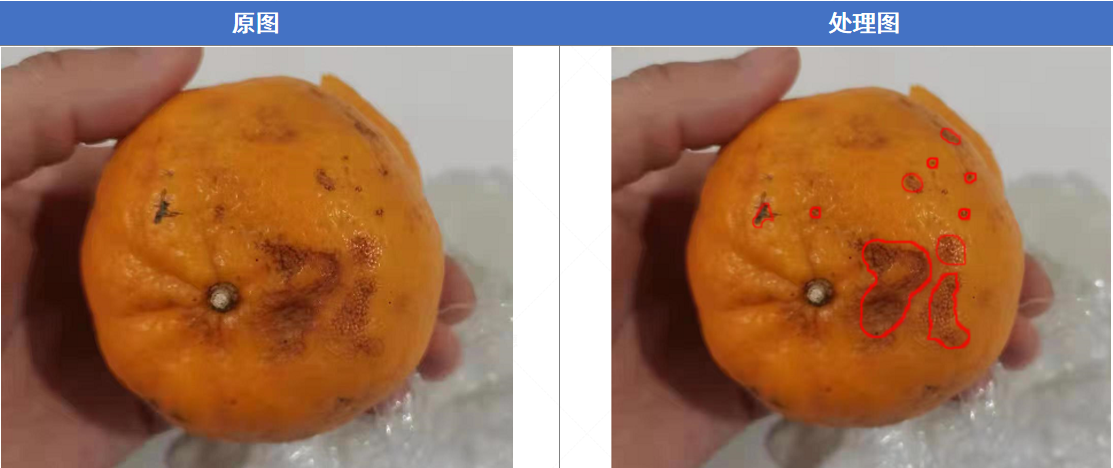 水果自動(dòng)篩選機(jī)（水果不良品機(jī)器視覺檢測方案）-機(jī)器視覺_視覺檢測設(shè)備_3D視覺_缺陷檢測