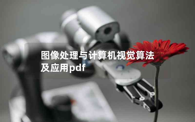 圖像處理與計(jì)算機(jī)視覺算法及應(yīng)用pdf 圖像處理與計(jì)算機(jī)視覺算法及應(yīng)用pdf