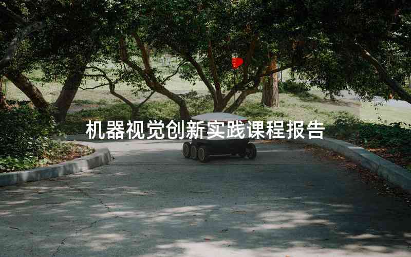 機器視覺創(chuàng)新實踐課程報告 機器視覺創(chuàng)新實踐課程報告