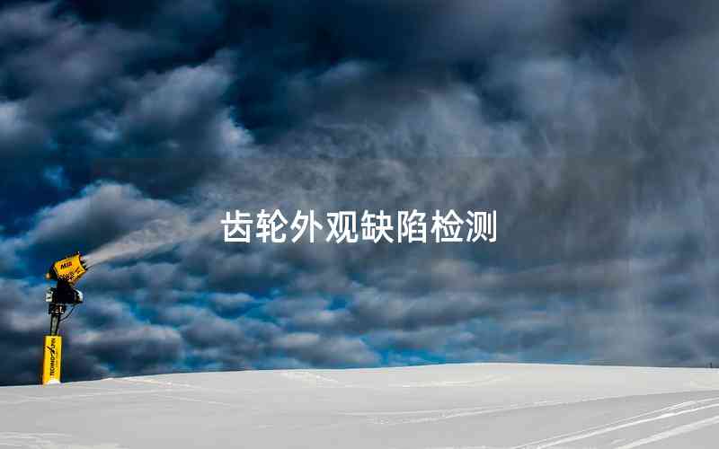 齒輪外觀缺陷檢測 齒輪外觀缺陷檢測