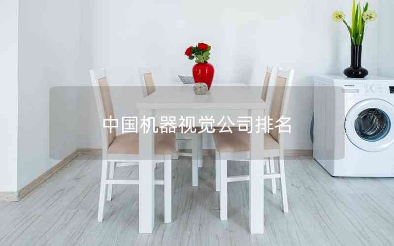 中國機器視覺公司排名 中國機器視覺公司排名