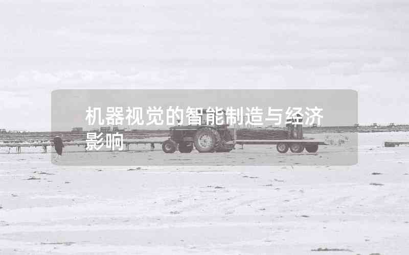 機(jī)器視覺的智能制造與經(jīng)濟(jì)影響 機(jī)器視覺的智能制造與經(jīng)濟(jì)影響