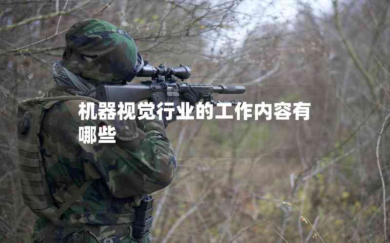 機(jī)器視覺行業(yè)的工作內(nèi)容有哪些 機(jī)器視覺行業(yè)的工作內(nèi)容有哪些