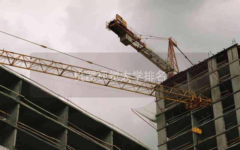 機(jī)器視覺大學(xué)排名 機(jī)器視覺大學(xué)排名