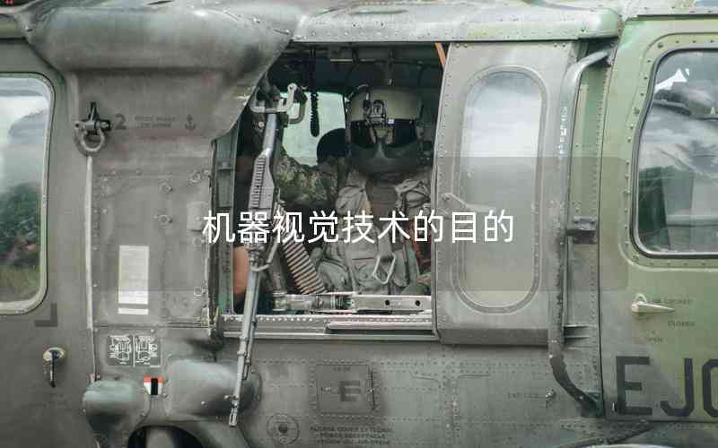 機器視覺技術(shù)的目的 機器視覺技術(shù)的目的
