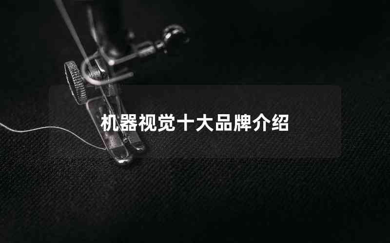 機器視覺十大品牌介紹 機器視覺十大品牌介紹