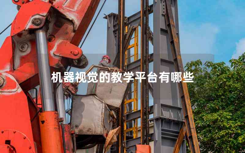 機(jī)器視覺的教學(xué)平臺有哪些 機(jī)器視覺的教學(xué)平臺有哪些