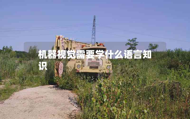 機器視覺需要學(xué)什么語言知識 機器視覺需要學(xué)什么語言知識