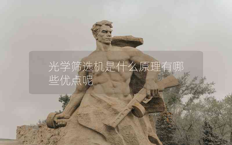 光學篩選機是什么原理有哪些優(yōu)點呢 光學篩選機是什么原理有哪些優(yōu)點呢