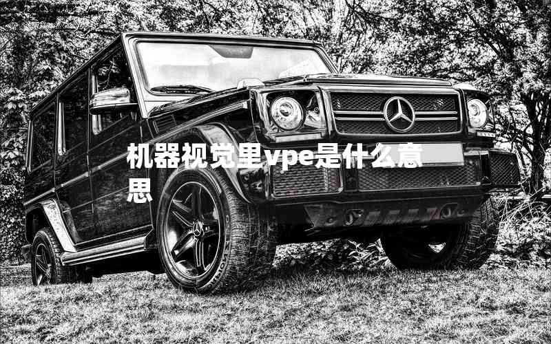 機器視覺里vpe是什么意思 機器視覺里vpe是什么意思