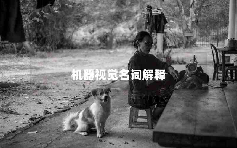 機(jī)器視覺名詞解釋 機(jī)器視覺名詞解釋