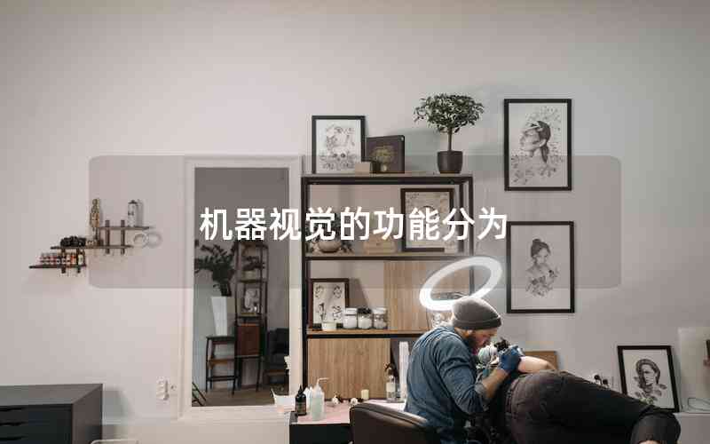 機器視覺的功能分為